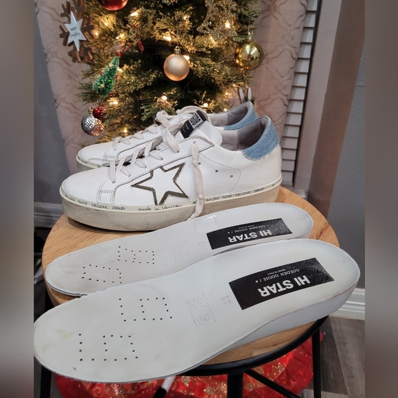 Golden Goose Sneakers, Hi Star, Plataform, Size 38, Perfect Condition - Picture 8 of 12